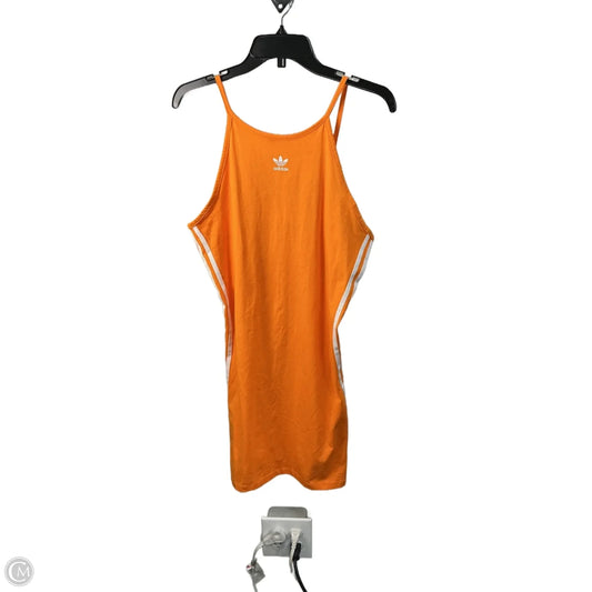 Dress Casual Short By Adidas In Orange, Size: L