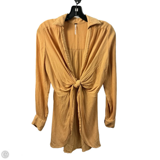 Dress Casual Short By Free People In Yellow, Size: Xs