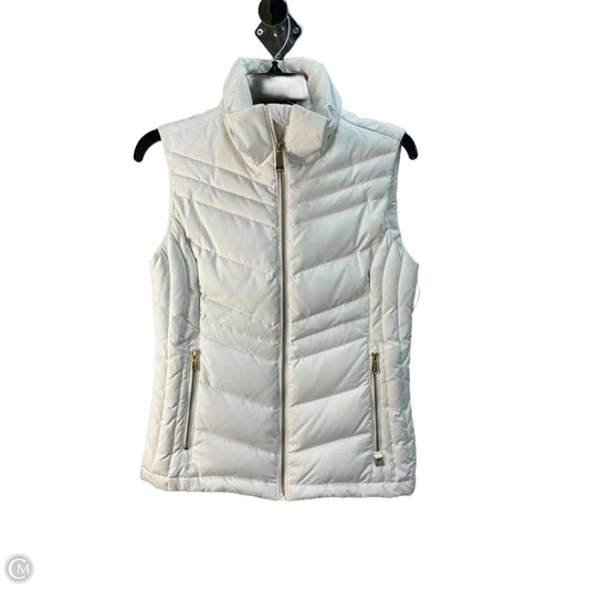 Vest Puffer & Quilted By Michael By Michael Kors In Cream, Size: M