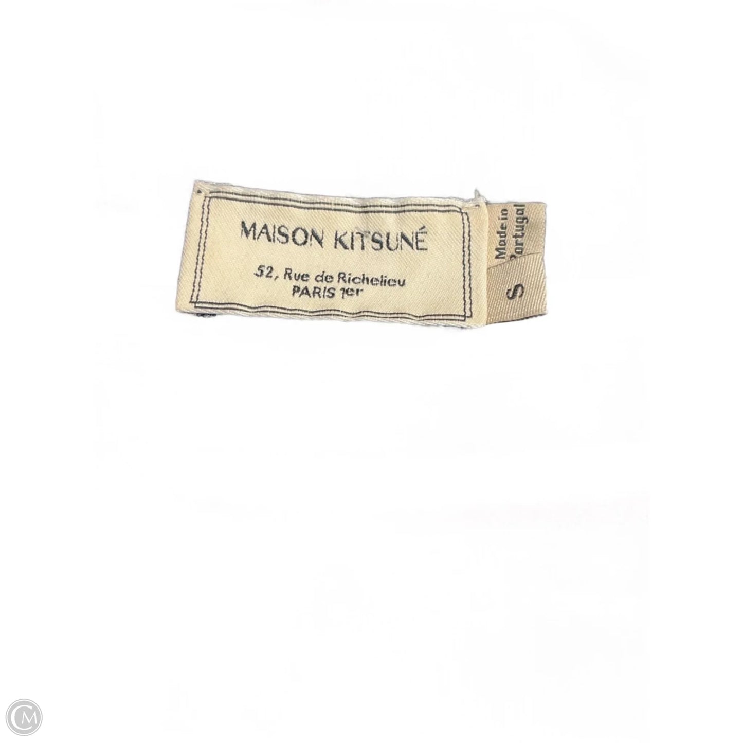 Top Short Sleeve By Bloomingdales In Striped Pattern, Size: S