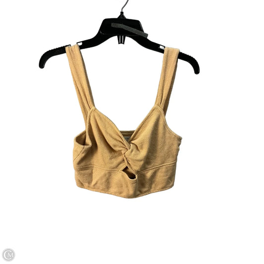 Top Sleeveless By Madewell In Yellow, Size: M