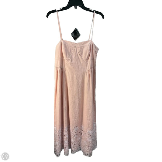 Dress Casual Maxi By Loft In Pink, Size: M