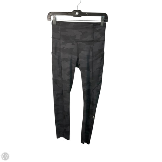Athletic Leggings By Lululemon In Grey, Size: 2