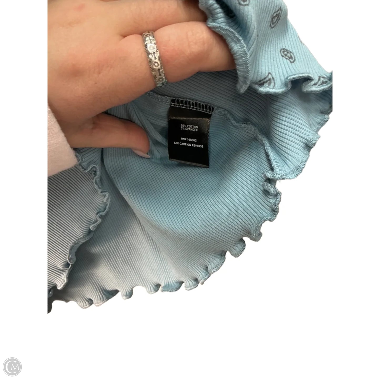 Top Short Sleeve By Torrid In Blue, Size: 22