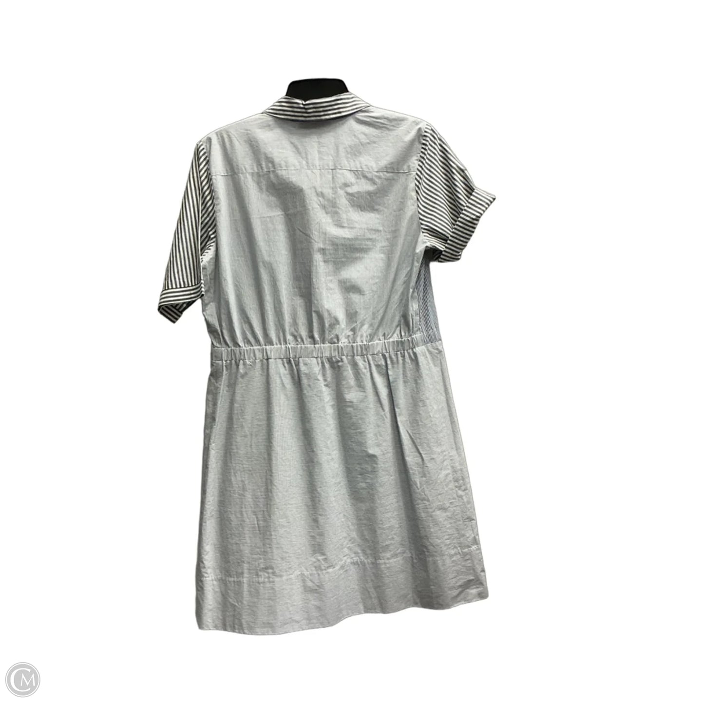 Dress Casual Midi By Dkny In Striped Pattern, Size: M