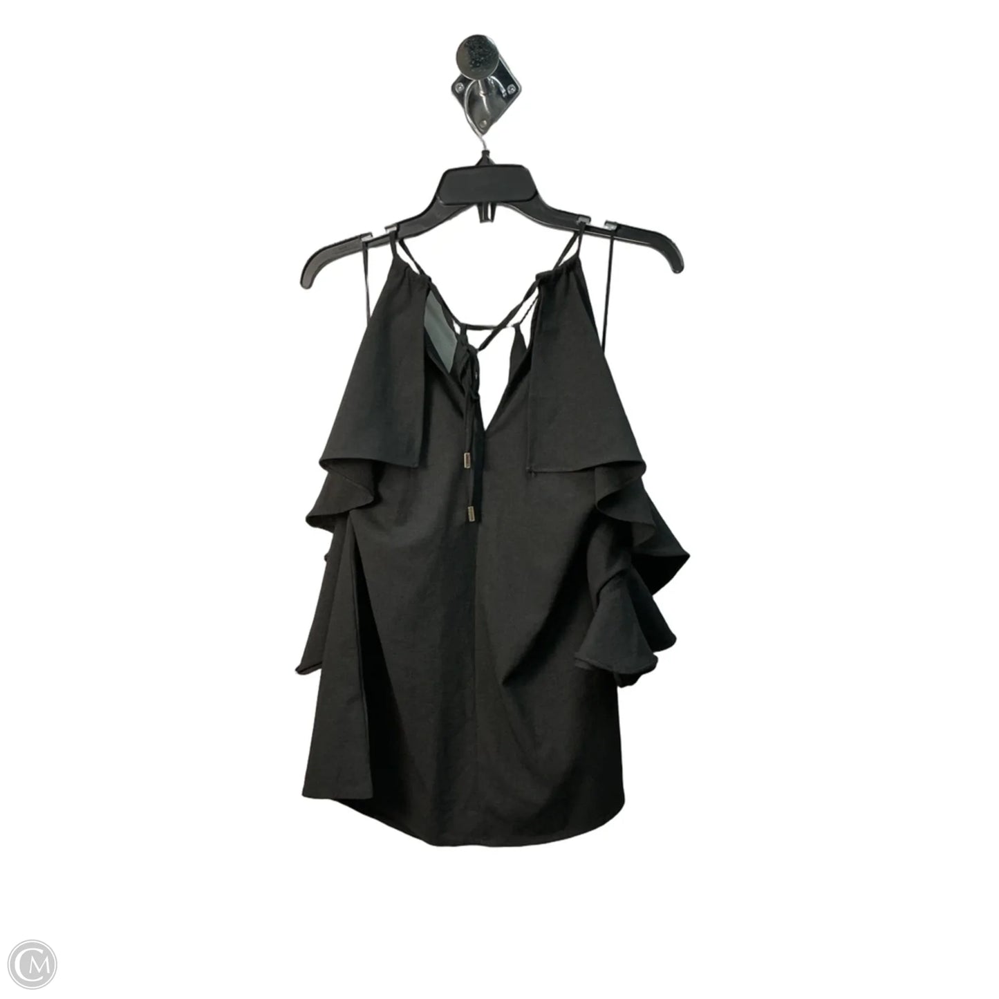 Top Short Sleeve By Doe & Rae In Black, Size: M