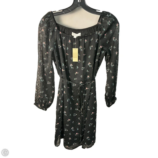 Dress Casual Short By Loft In Floral Print, Size: Xs