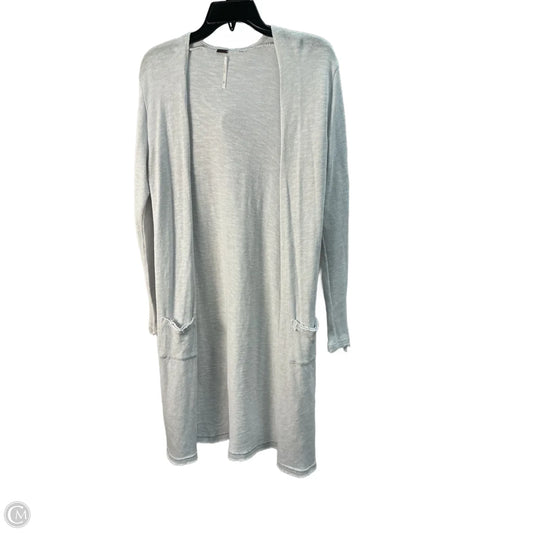 Sweater Cardigan By Free People In Grey, Size: Xs