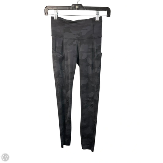 Athletic Leggings By Lululemon In Grey, Size: 2