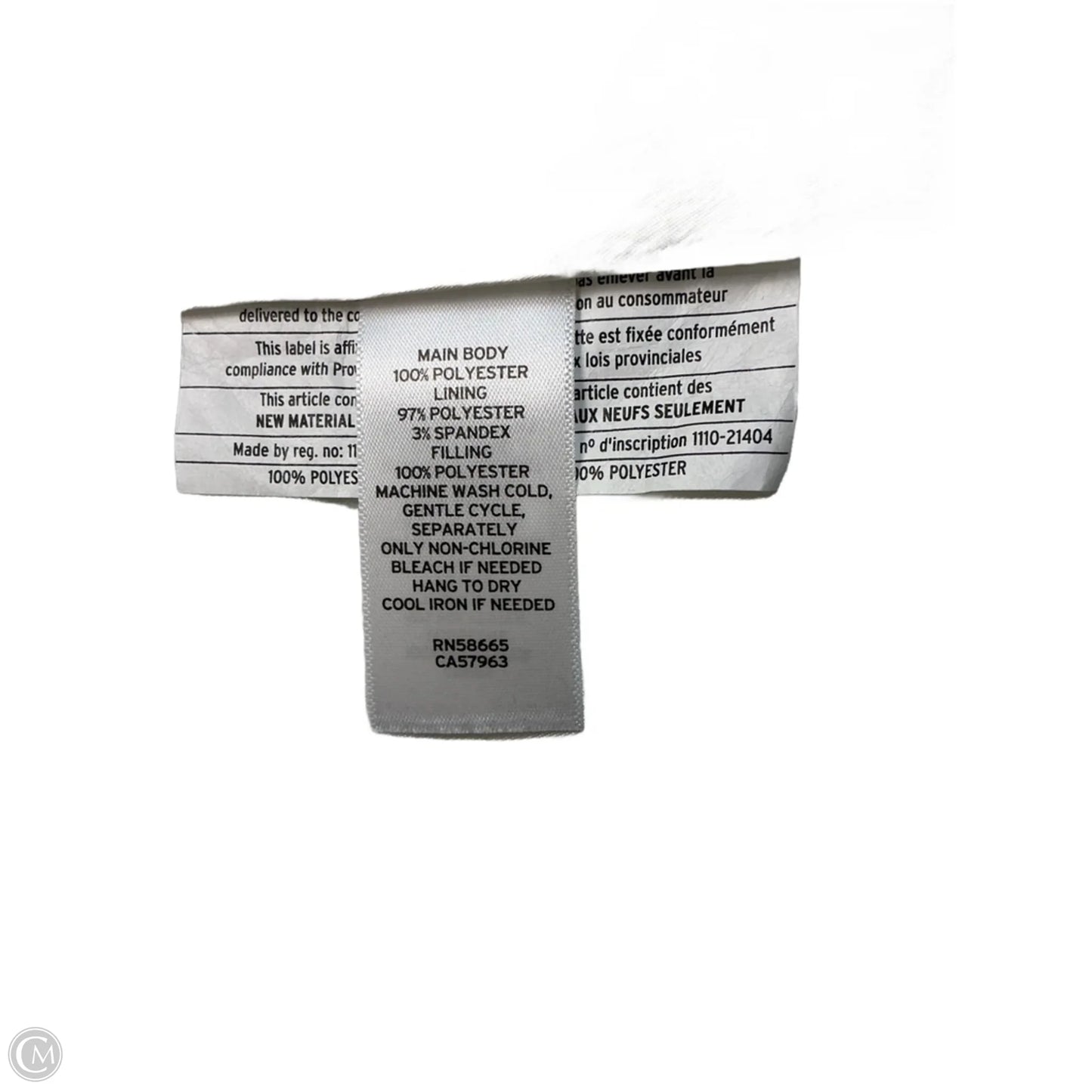 Jacket Puffer & Quilted By Bp In White, Size: S