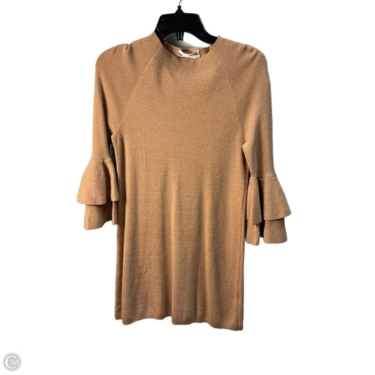 Dress Sweater By Anthropologie In Tan, Size: Xs