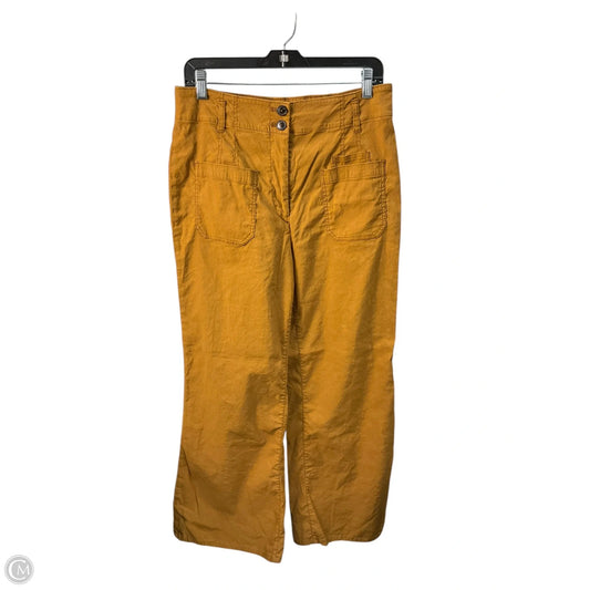 Pants Wide Leg By Maeve In Yellow, Size: 14