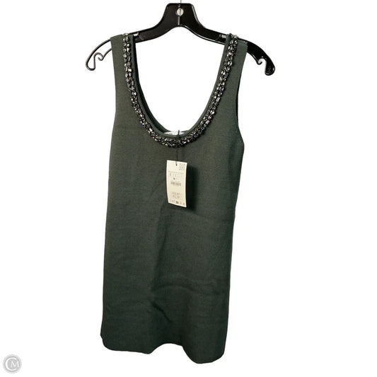 Dress Casual Midi By Zara In Green, Size: S