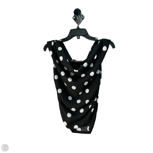 Top Sleeveless By Loft In Polkadot Pattern, Size: S