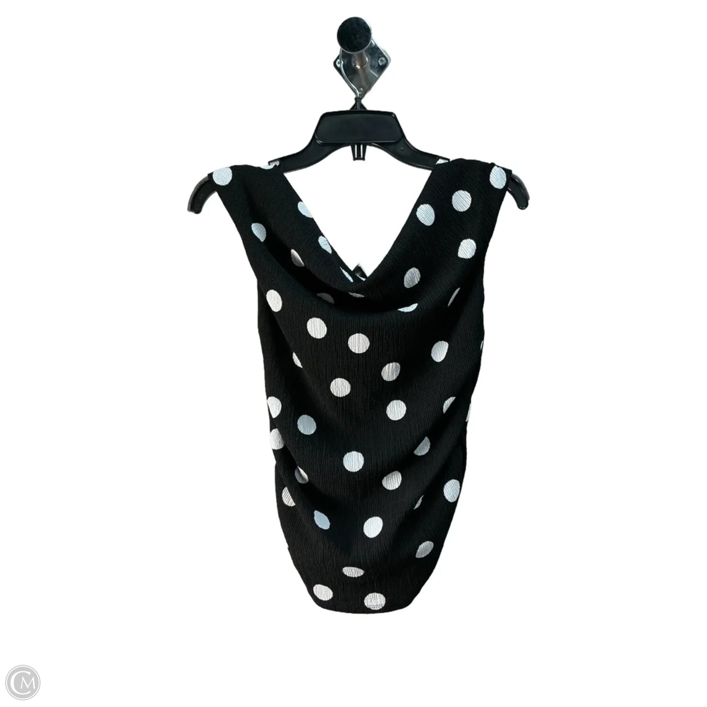 Top Sleeveless By Loft In Polkadot Pattern, Size: S