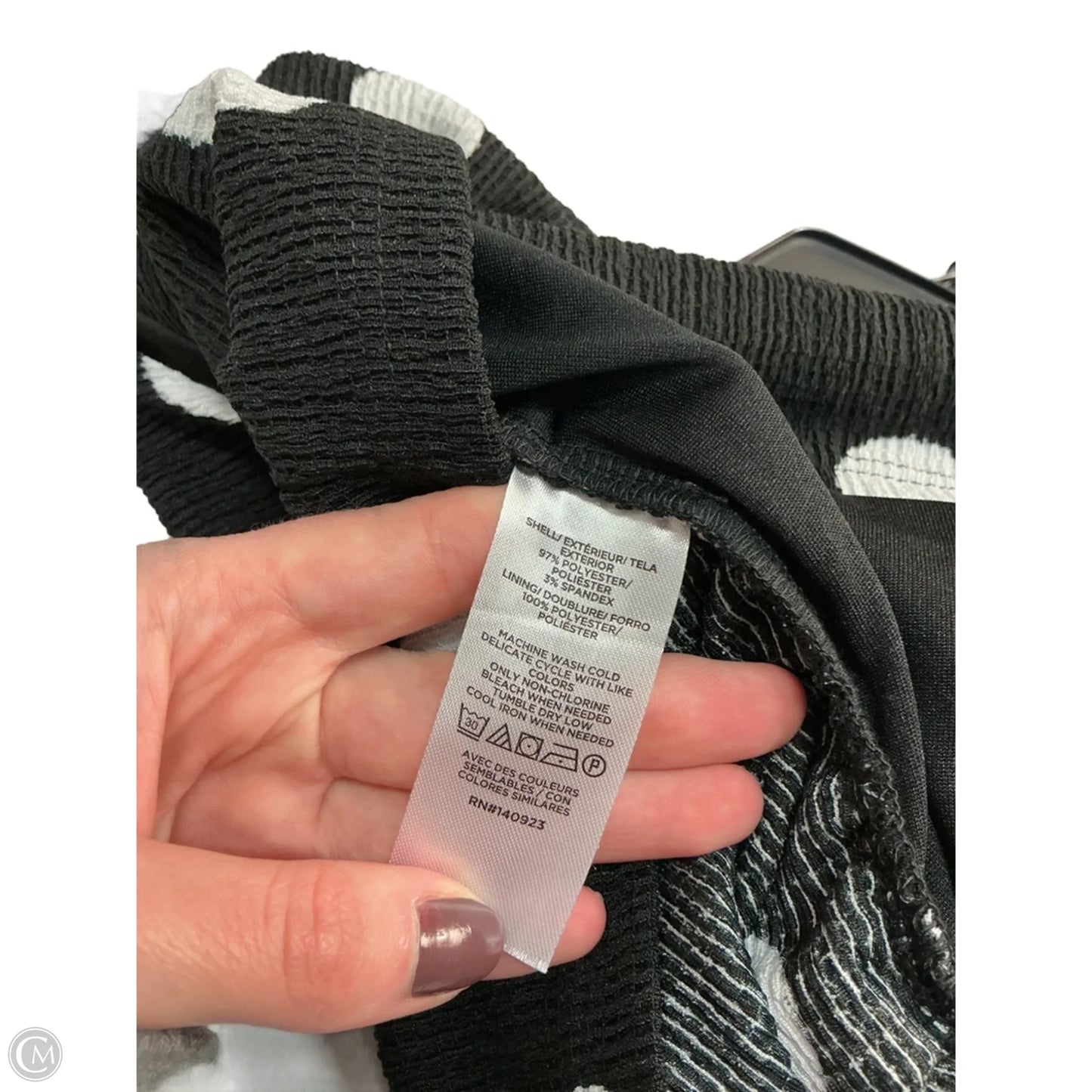 Top Sleeveless By Loft In Polkadot Pattern, Size: S