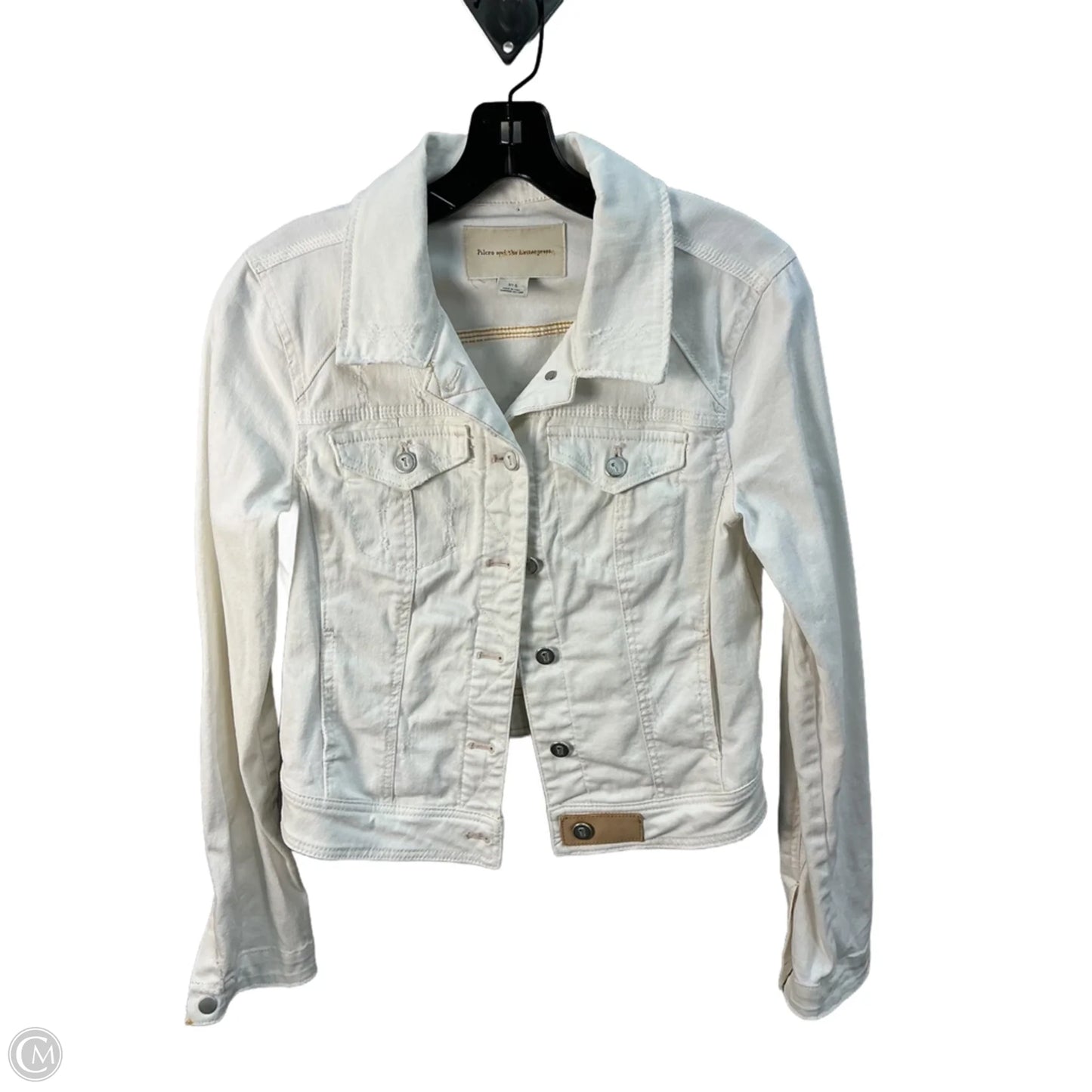 Jacket Denim By Pilcro In White, Size: S