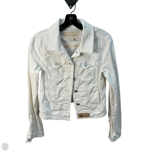 Jacket Denim By Pilcro In White, Size: S
