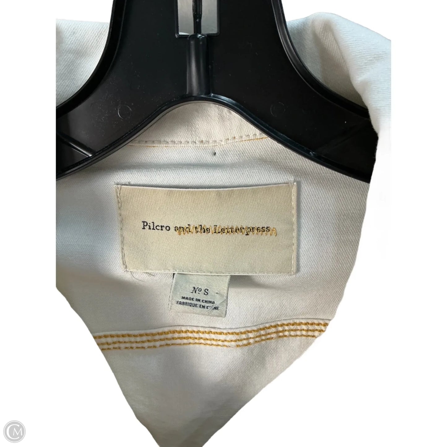 Jacket Denim By Pilcro In White, Size: S