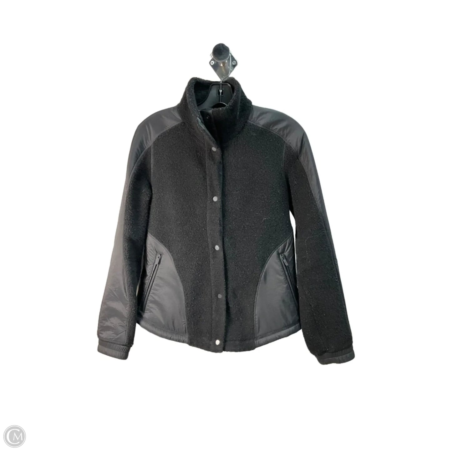 Athletic Jacket By Lululemon In Black, Size: 4