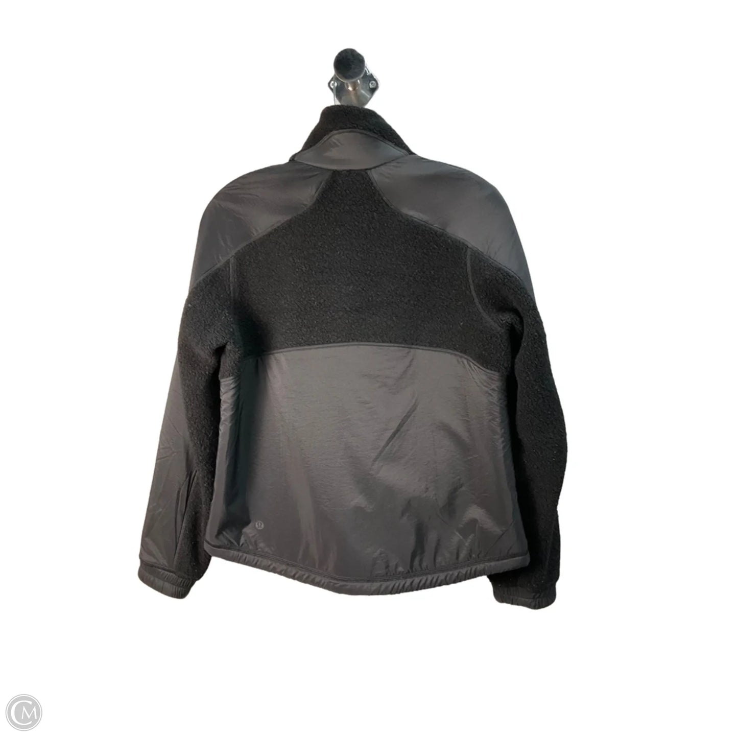 Athletic Jacket By Lululemon In Black, Size: 4