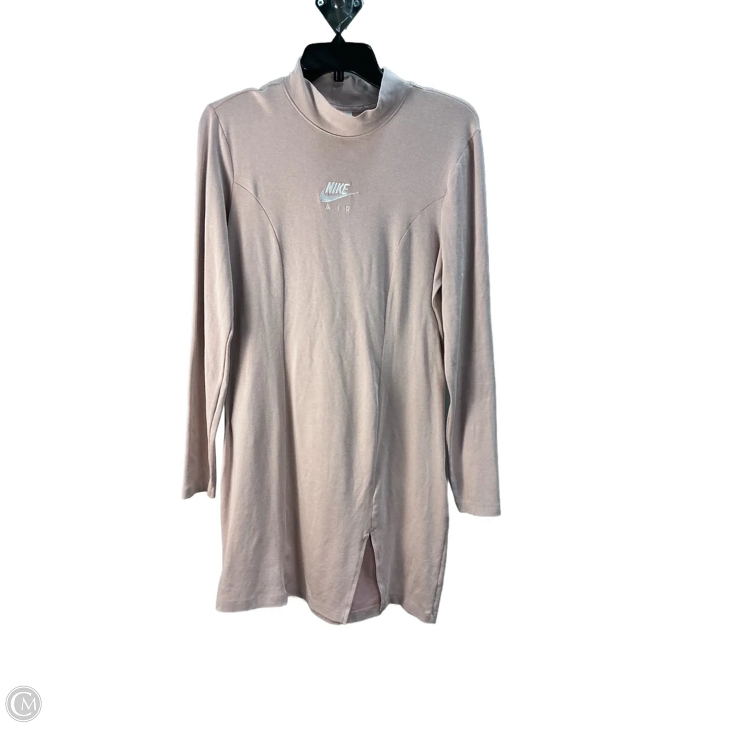 Dress Casual Midi By Nike In Pink, Size: L