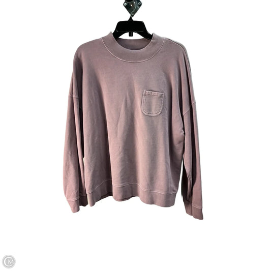 Sweatshirt Collar By Madewell In Purple, Size: 18