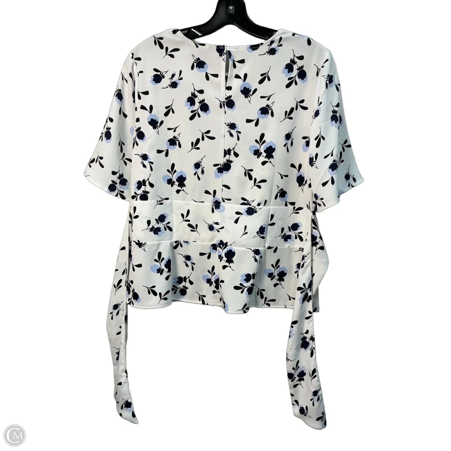 Top Short Sleeve By Ann Taylor In White, Size: S