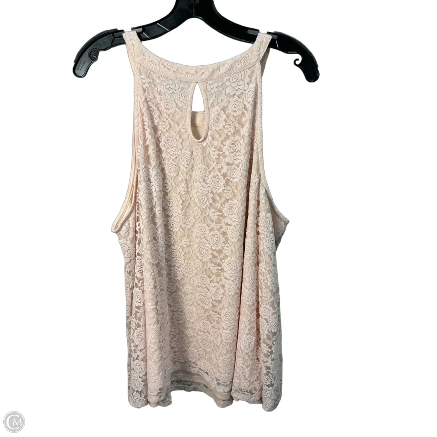Top Sleeveless By Torrid In Pink, Size: 22