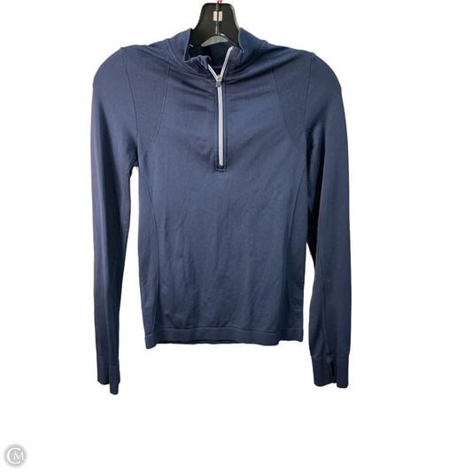 Top Long Sleeve Designer By Tory Burch In Blue, Size: S