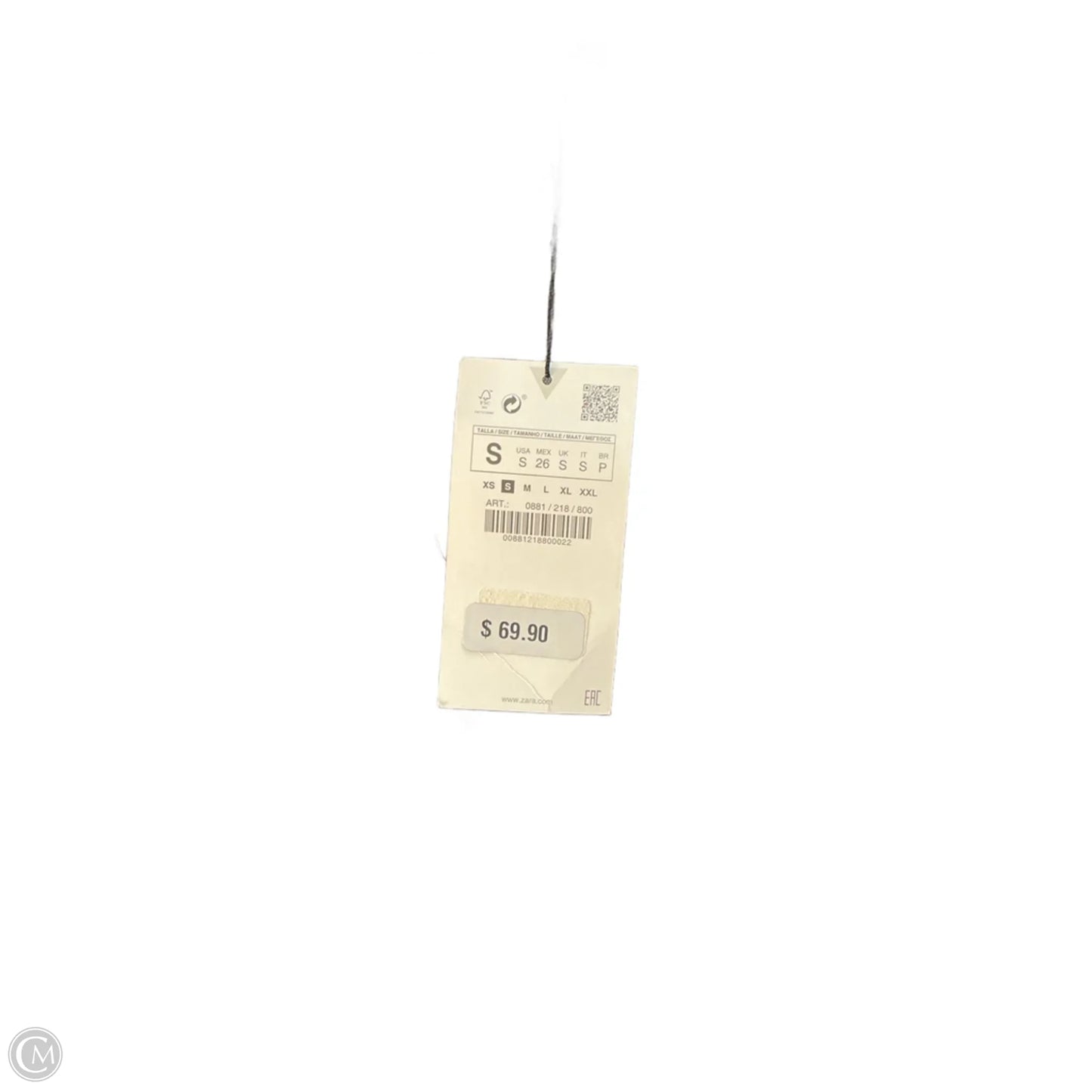 Dress Casual Maxi By Zara In Black, Size: S