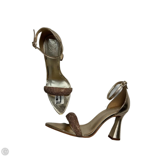 Shoes Heels Platform By Vince Camuto In Gold, Size: 9.5
