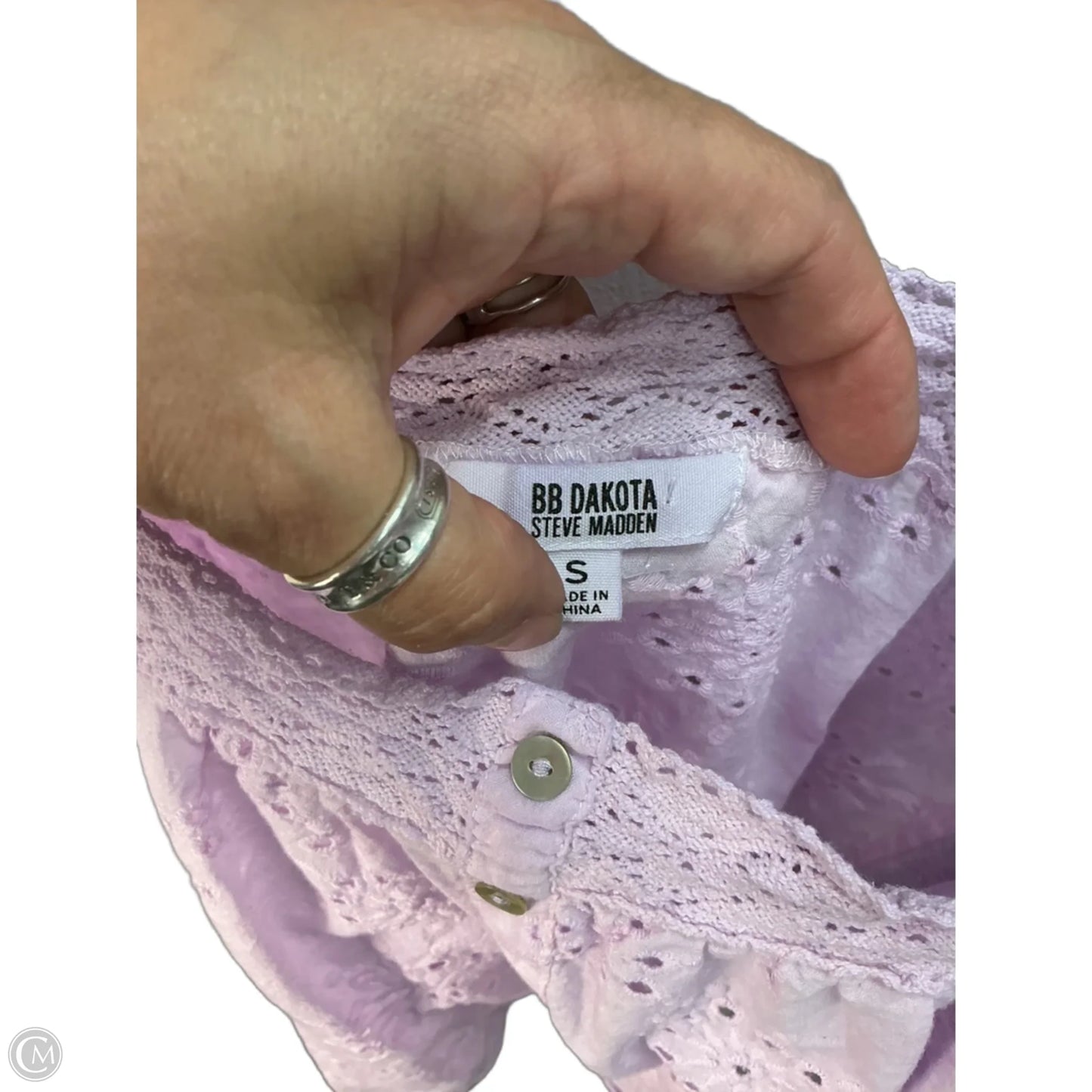 Top Sleeveless By Bb Dakota In Purple, Size: S