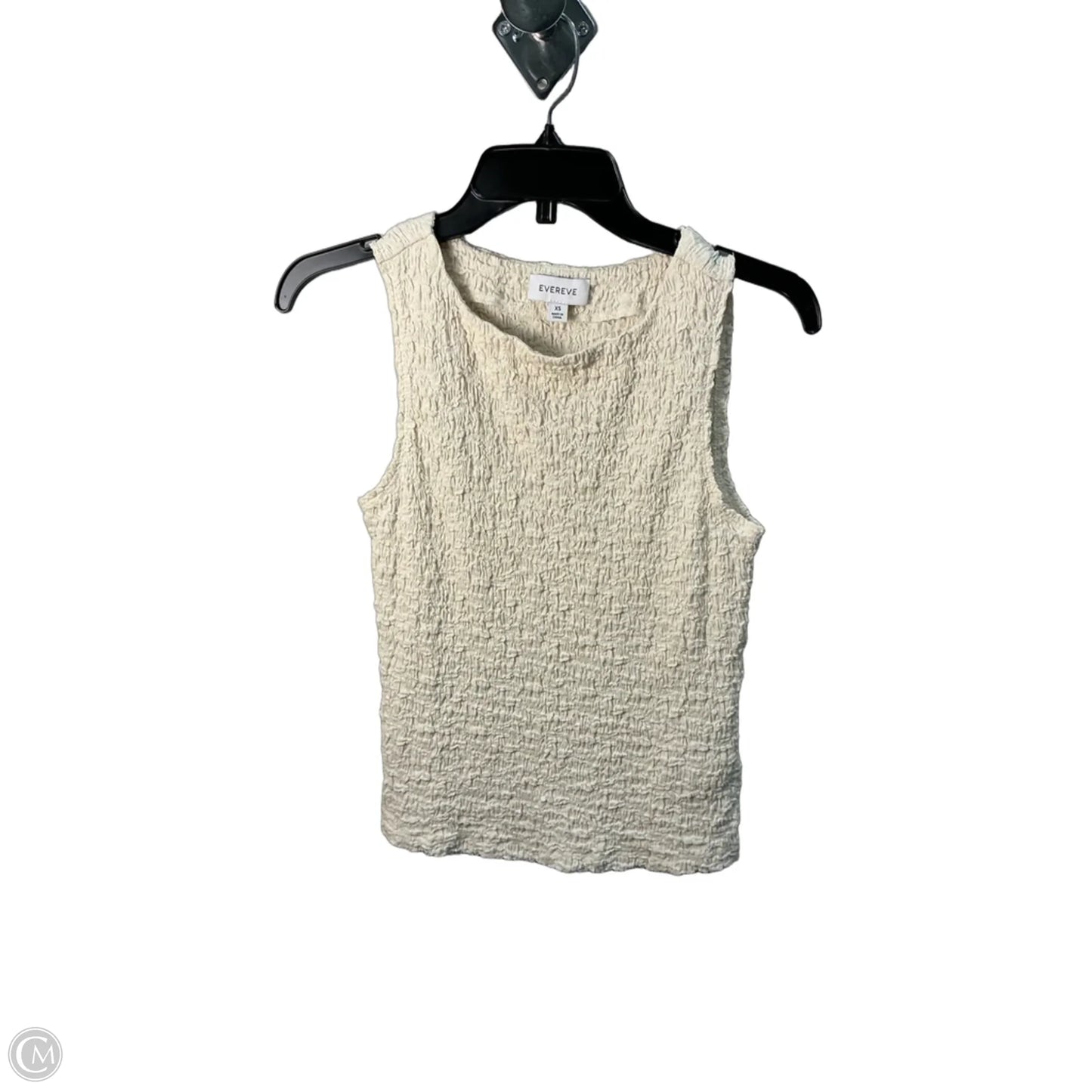 Top Sleeveless By Evereve In Cream, Size: Xs