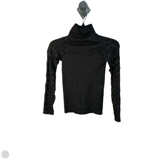 Top Long Sleeve By Free People In Black, Size: Xs