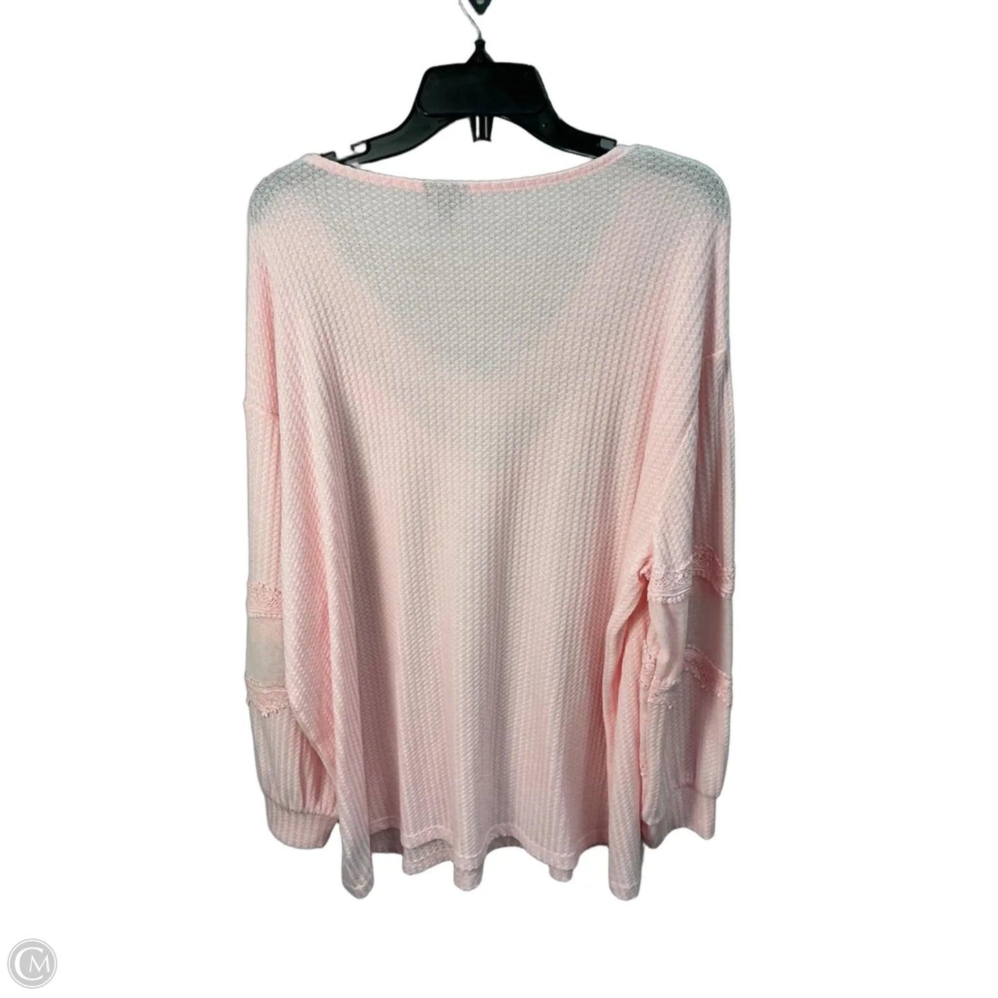 Top Long Sleeve By Torrid In Pink, Size: 18