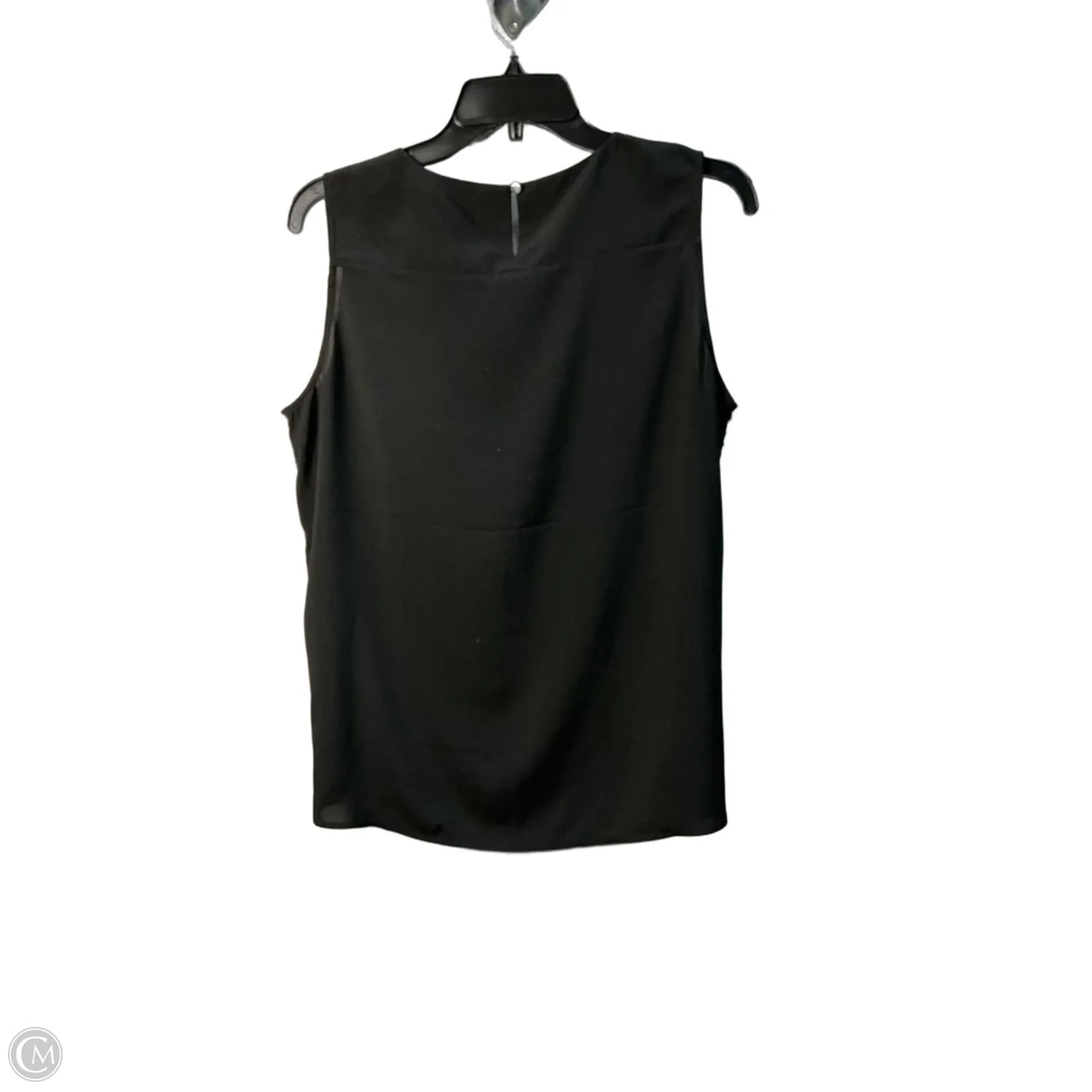 Top Sleeveless By Calvin Klein In Black, Size: L