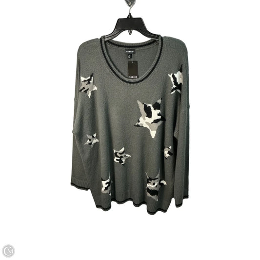 Sweater By Torrid In Grey, Size: 22