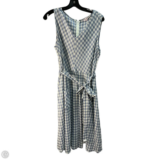 Dress Casual Maxi By Nanette By Nanette Lepore In Blue, Size: L
