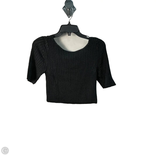 Top Short Sleeve By Free People In Black, Size: M