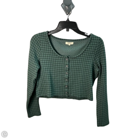 Top Long Sleeve By Madewell In Green, Size: M