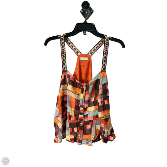 Top Sleeveless By Pilcro In Multi-colored, Size: L
