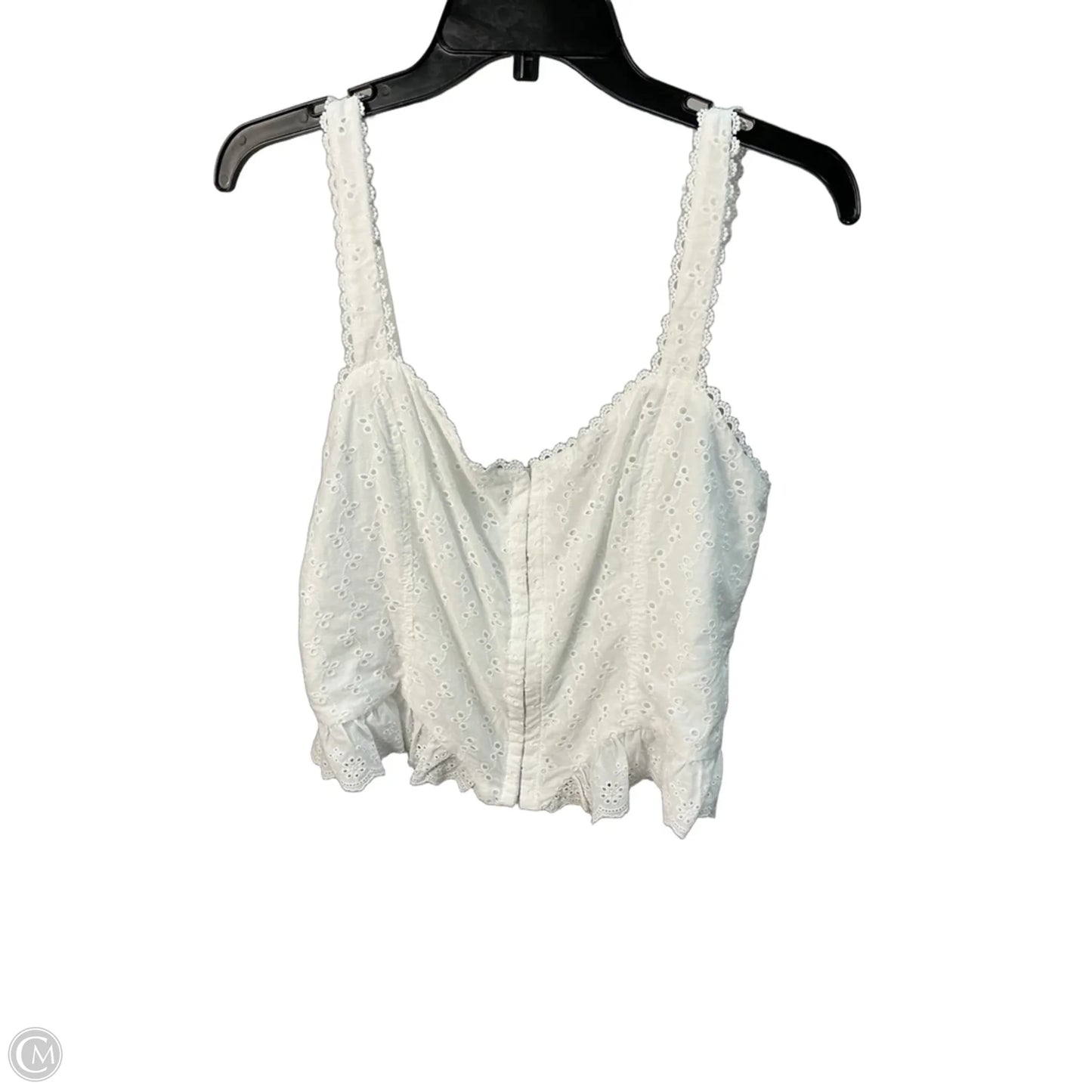 Top Sleeveless By All In Favor In White, Size: Xl