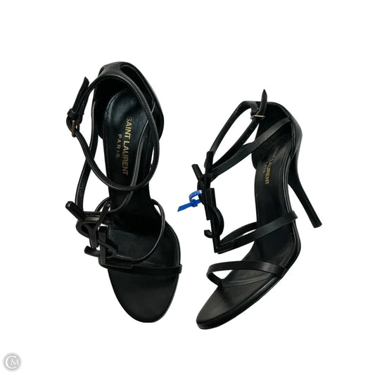 Shoes Luxury Designer By Yves Saint Laurent In Black, Size: 7