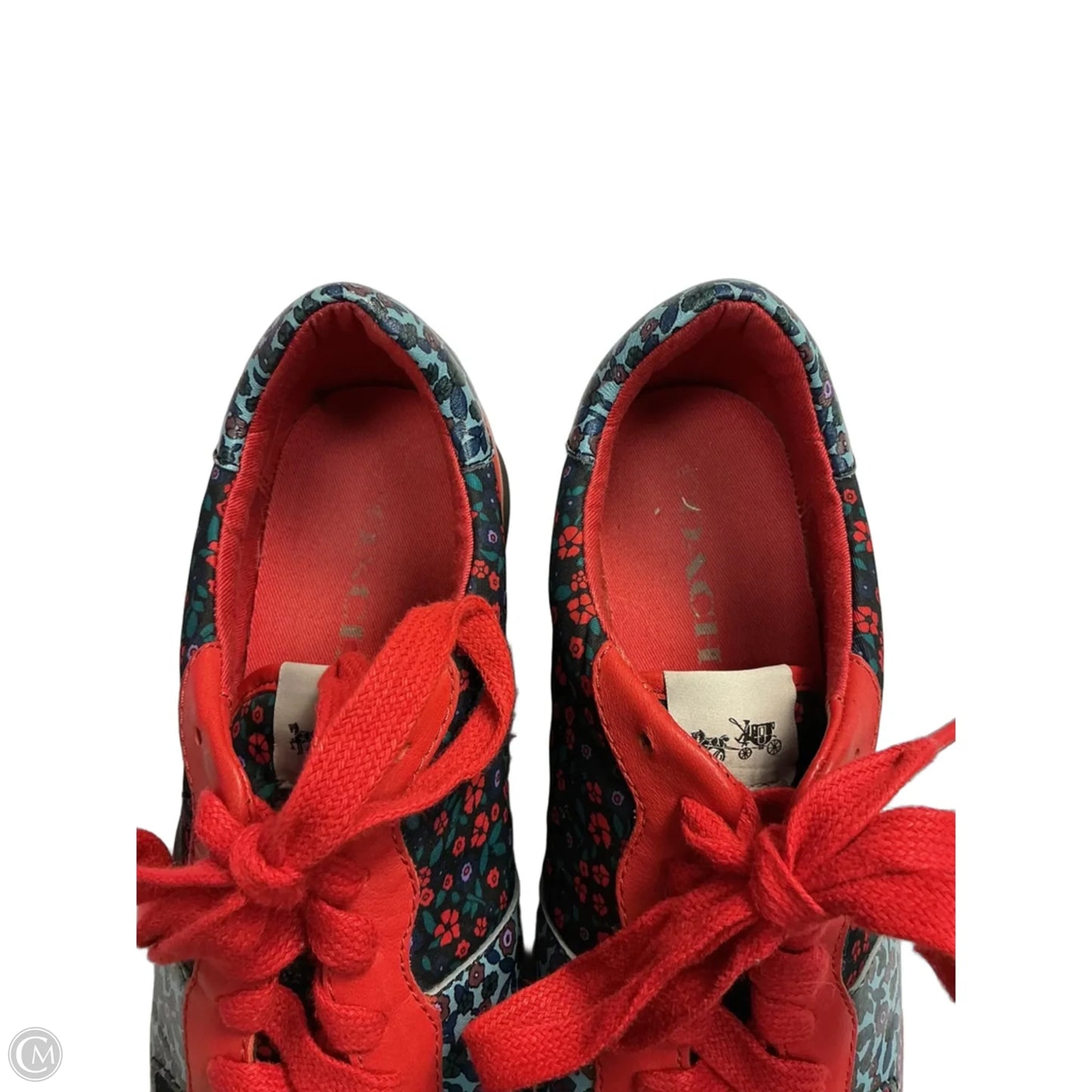 Shoes Designer By Coach In Floral Print, Size: 6.5