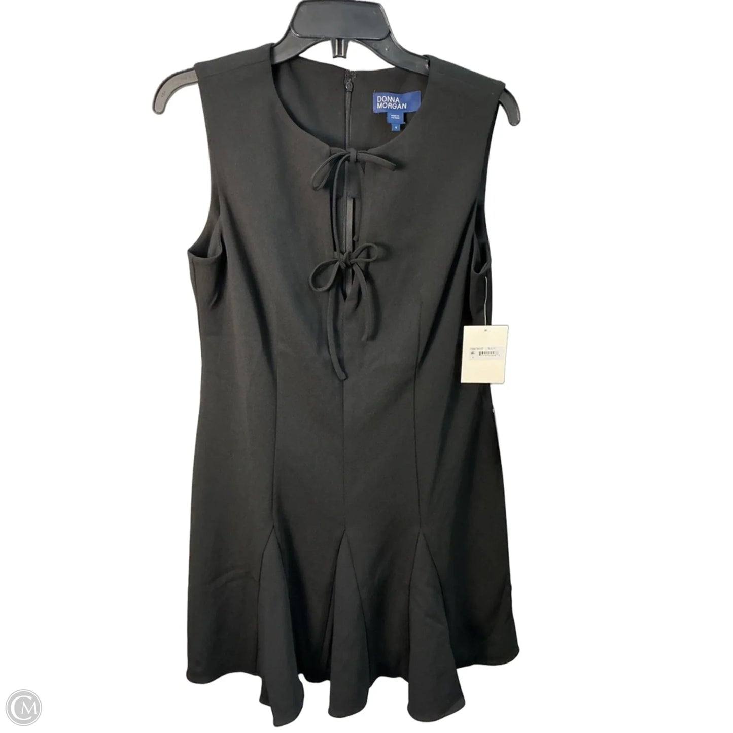 Dress Casual Midi By Donna Morgan In Black, Size: M