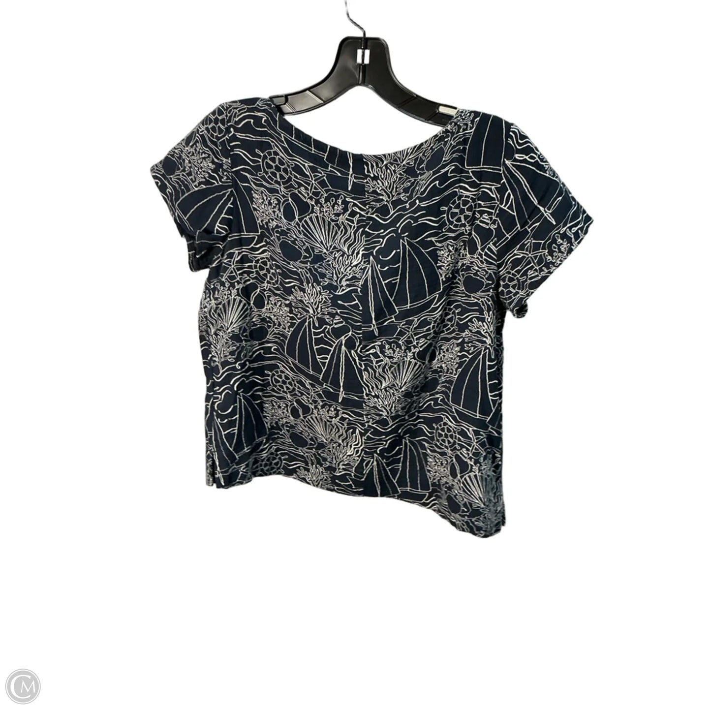 Top Short Sleeve By J. Jill In Blue, Size: Xs