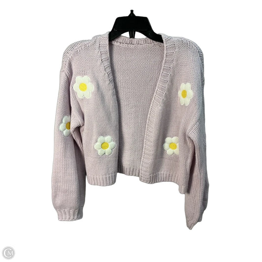 Sweater Cardigan By Clothes Mentor In Purple, Size: S