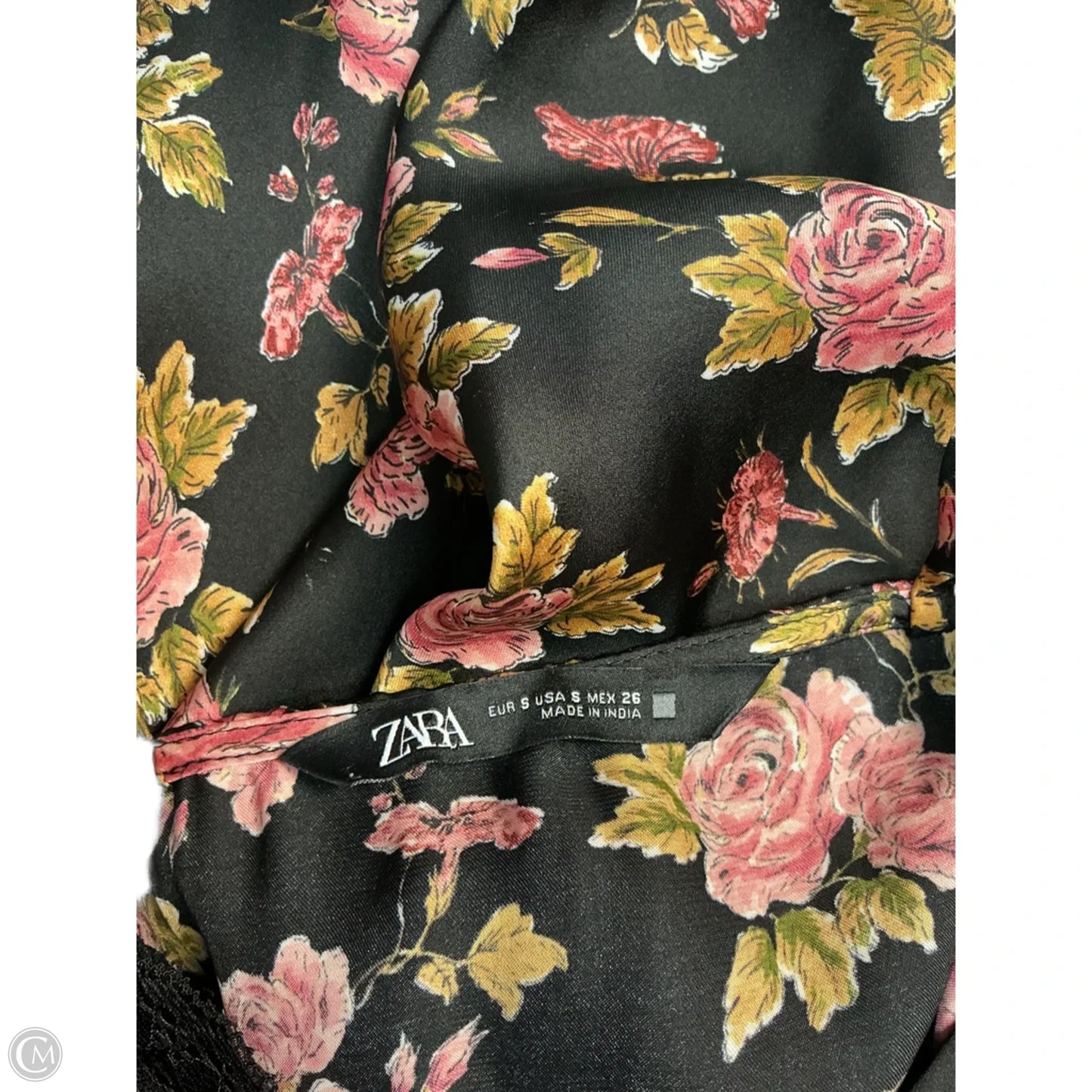 Dress Casual Maxi By Zara In Floral Print, Size: S