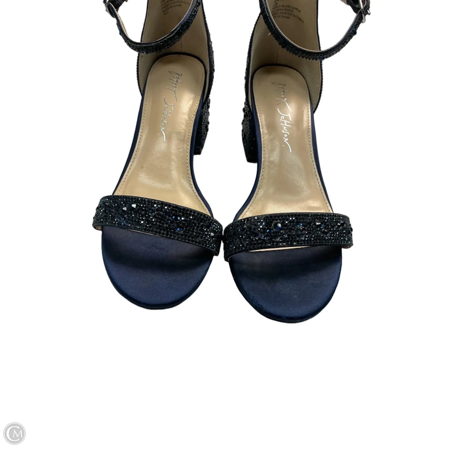Shoes Heels Block By Betsey Johnson In Blue, Size: 6.5